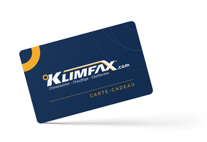 carte cadeau de 100$ Klimfax thermopompe climatisation filtres à air
