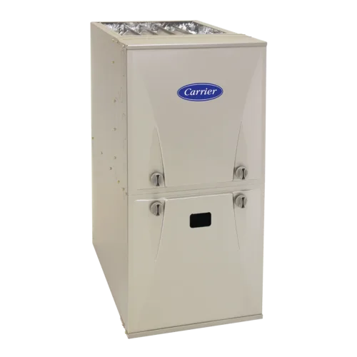 Fournaise au gaz Carrier série Performance modèle 59TP7 à deux étapes de chauffage.